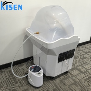KISEN Meilleure Vente Bac de Lavage Portable pour Spa Capillaire et Coiffure, Sans Tuyau, avec Réservoir, pour Salon de Coiffure - Product Image 5