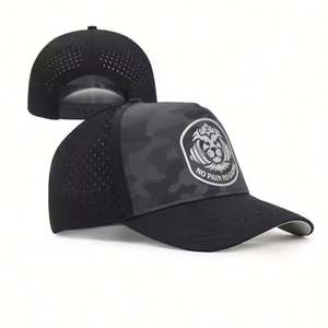 HS41 Custom Logo Mesh Waterproof Breathable Performance Snapback Baseball Cap with <b>Floating</b> Design for Outdoor Cycling - Product Image 2