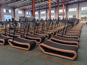 Caminadora Mecánica Curva de Madera para Entrenamiento Cardiovascular, Sin Motor, Eléctrica, LAND FITNESS para Ejercicio - Product Image 6