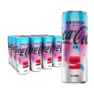 Minuman lembut coca 330ml, minuman Soda eksotis AI cola, minuman karbon air berkilau