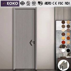 Porte intérieure en bois écologique EOKO pour logements multi-familiaux, projet <span class=keywords><strong>de</strong></span> design nordique, peinture laquée sur commande - Product Image 2