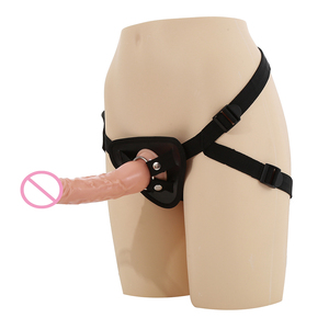 Vibe mainan seks keras pasangan Lesbian wanita lunak Dildo dapat dipakai stimulasi g-spot sabuk <span class=keywords><strong>Harness</strong></span> tali PVC pria asli musim panas - Product Image 4