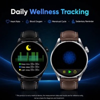 Montre connectée avec écran IPS de 1,39 pouce pour homme et femme, prenant en charge la surveillance de la fréquence cardiaque, de l'oxygène sanguin, du cycle menstruel et du style de vie sédentaire CY32