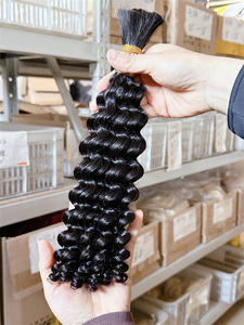 Cheveux Humains en Vrac LUFA401 Deep Bulk <span class=keywords><strong>Expression</strong></span> pour Tressage Pré-Étirés, Cheveux en Vrac Crépus, Bouclés, Lisses et Frisés pour Tresses Boho - Product Image 6