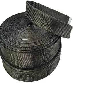 YUHUI China Best 3K-24K flexible hose braided carbon fiber tubing carbon fiber sleeve