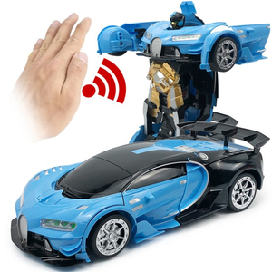 <span class=keywords><strong>Auto</strong></span> Telecomandata RC Drift Ares Trasformabile 1:12 <span class=keywords><strong>Bugatti</strong></span> Robot con Suoni e Luci - Product Image 2