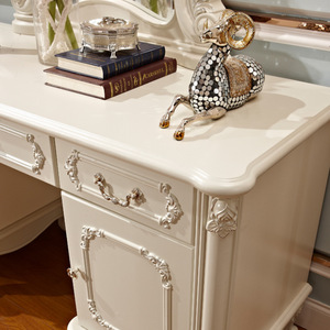 Tocador de Estilo Europeo para Dormitorio de Princesa, <span class=keywords><strong>Mini</strong></span> Mesa de Maquillaje Tallada - Product Image 5