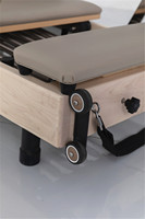 Máquina Profesional de Pilates Reformer Plegable de Madera de Arce para Yoga
