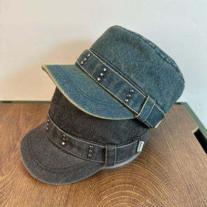 فتاة رعاة البقر ، قبعة أب بتمشيق ، رأس رجل كبير ، قبعة هيب هوب مستديرة مع حافة - Product Image 1