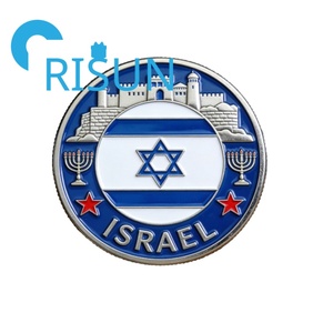 <span class=keywords><strong>Moneda</strong></span> de Desafío Personalizada de la Embajada de EE. UU. en Jerusalén, <span class=keywords><strong>Israel</strong></span>, con Estrella de David, Protección Judía, Bendición, Artesanía Metálica 3D, Venta al por Mayor - Product Image 5