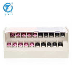 QTB-COM20B โมดูลบล็อกขั้วต่อสกรูคอมมอนเรล20บิต125V/24V ac/dc 10A 10 * DC24V + 10*0V XTB-COM20B - Product Image 2
