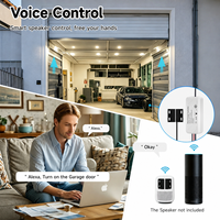 Module de commande de porte de garage intelligente WiFi Tuya avec contrôle par application, compatible Alexa et Google Home