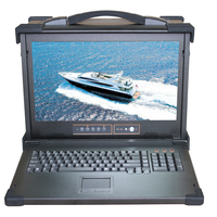Ordinateur industriel portable de 17,3 pouces, Intel Core i5/i7, VGA, DDR3, écran LED vers le bas, haute résolution, écran LCD robuste, haut-parleur pour ordinateur portable