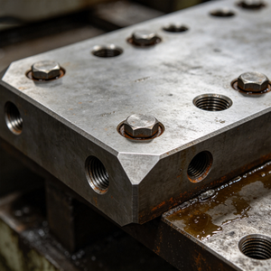Componente de aluminio mecanizado por CNC para taladrado, torneado, agarre moleteado, extremo roscado, apto para electroerosión por hilo (EDM) - Product Image 2