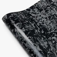 Film de protection en vinyle carbone forgé PET, résistant à la chaleur, imperméable, pour carrosserie, capot, toit et intérieur de voiture