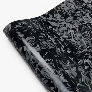 Vinilo Adhesivo <span class=keywords><strong>de</strong></span> <span class=keywords><strong>Fibra</strong></span> <span class=keywords><strong>de</strong></span> <span class=keywords><strong>Carbono</strong></span> Forjado PET, Resistente al Calor e Impermeable, para Carrocería, Capó, Techo e Interiores <span class=keywords><strong>de</strong></span> Automóviles - Product Image 6
