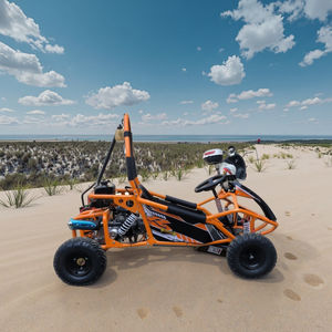 125cc Gas Power Kids Tieners Elektrische Start <span class=keywords><strong>Go</strong></span> <span class=keywords><strong>Kart</strong></span> 50 Km/h Kettingaandrijving Aanpassen Stoel All-Terrain Entertainen Commerciële Verhuur - Product Image 3