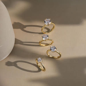 RINNTIN LZR36 özel 8A kübik zirkonya sonsuzluk yüzükler kadınlar CZ takı <span class=keywords><strong>Promise</strong></span> nişan 925 ayar gümüş elmas yüzük - Product Image 2