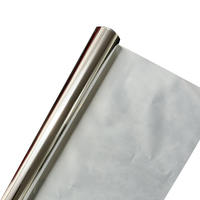 Feuille d'estampage à chaud métallique argentée pour estampage à chaud UV Transfert à haute brillance pour étiquettes et emballages