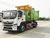 Camion à ordures à bras articulé avec système hydraulique, camion à ordures de 12 m3 à vendre