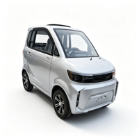 Voiture électrique miniature à 4 roues fermée, véhicule électrique à basse vitesse, petite voiture électrique pour adultes, pour les trajets quotidiens.