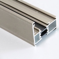 Profils d'extrusion en aluminium sur mesure série 6000, sections usinées CNC anodisées 6063 pour systèmes de cadres de portes et fenêtres