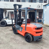 Forklift Toyota 3 Ton Bekas, Asal Jepang, Tiang Tiga Tingkat 6m, Tinggi Angkat 6m, Forklift Toyota 3 Ton Original Dijual