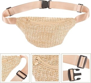 Bolso Pequeño Tejido a Mano <span class=keywords><strong>de</strong></span> Estilo Japonés, Bolso <span class=keywords><strong>de</strong></span> Cintura Portátil Ecológico, Cartera <span class=keywords><strong>de</strong></span> <span class=keywords><strong>Mujer</strong></span>, Bolso <span class=keywords><strong>de</strong></span> Paja Informal para Verano y Aire <span class=keywords><strong>Libre</strong></span> - Product Image 2