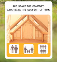 Tente de camping gonflable de luxe pour 1 à 3 personnes, étanche, durable, pour le glamping familial en plein air, Carpa Inflable Lujo