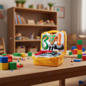 Brico <b>Tool</b> Set For Kids <b>With</b> Drill And Accessories 38x24x5 Cm Toy <b>Toolbox</b> - Product Image 3