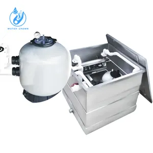 High Quality Swimming Pool Integrated Filtration System Buried Integrative ground Pool Sand Filter