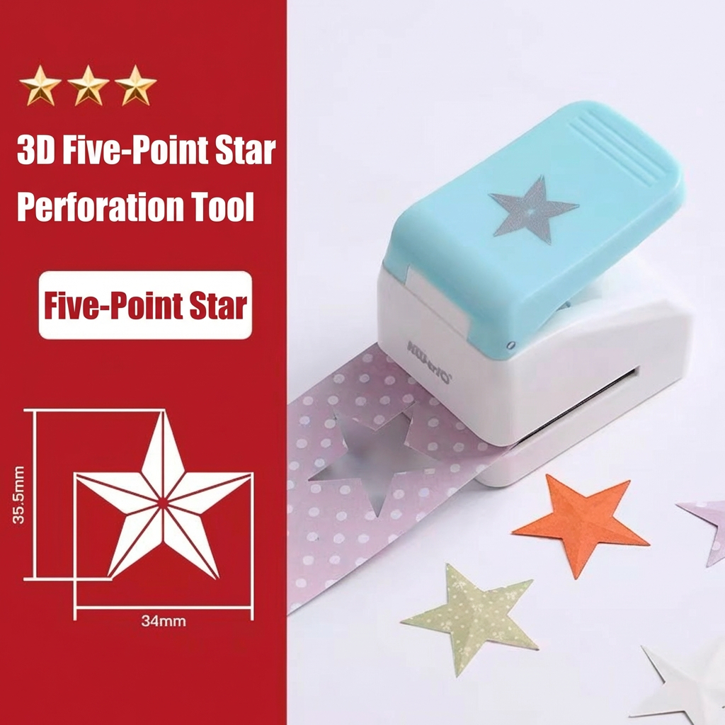 3D Five-Pointed Star