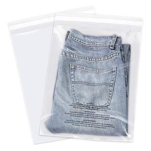Bolsas de polietileno transparentes autoselladas de 11*14 pulgadas (200 unidades) con advertencia de asfixia para empaquetar camisetas y pegamento resellable - Product Image 2