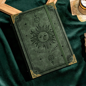 Nuovo Prodotto: Quaderno a Fogli Mobili Celtics Pu Eye of the Sun MAD11, Astrologia Celestiale, Stile Vichingo Medievale, per Regalo o Casa - Product Image 2