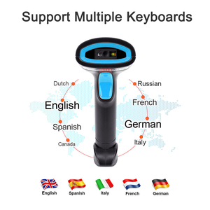 Trong kho cầm tay không dây 2D Máy quét có dây USB Đầu đọc mã vạch cho siêu thị kho hàng tồn kho - Product Image 6