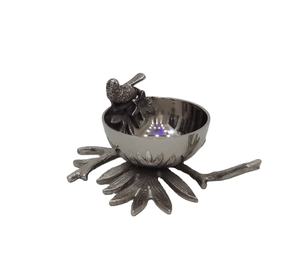 Bandeja Decorativa de Aluminio Niquelado Premium Vantage con Diseño de Aves, Venta al por Mayor, Bandeja de Diseño Elegante para Alimentos - Product Image 5