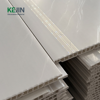Panneau de plafond en PVC classique d'épaisseur 8,5 mm, panneaux de plafond isolés en PVC, adaptés à la décoration de la salle de bain et du balcon