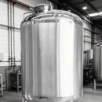 Réservoir de stockage vertical cylindrique en acier inoxydable HENGYU certifié ISO SUS304/316, volume personnalisable, réservoir sous pression