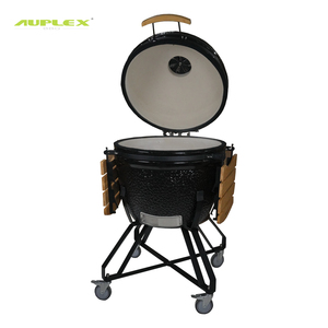 Barbecue <span class=keywords><strong>Kamado</strong></span> Auplex Série Big <span class=keywords><strong>Joe</strong></span> 27 pouces, robuste, en céramique, au charbon de bois, fumoir, EN-1860, prix usine - Product Image 5