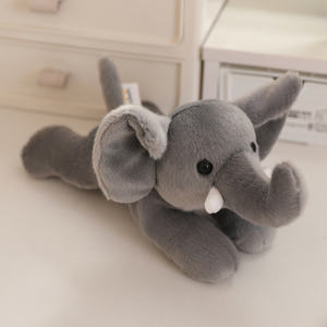 Peluche di 8' con 12 Vari Animali della Foresta: <span class=keywords><strong>Leone</strong></span>, Volpe, Elefante, Zebra, <span class=keywords><strong>Lupo</strong></span>, Animali Simulati in Peluche per Regali ai Bambini - Product Image 4