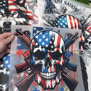 جديد عرض خاص طباعة نقل df مكبس ساخن مخصص ، tplastisol جاهز للضغط على تصاميم نقل الحرارة - Product Image 1