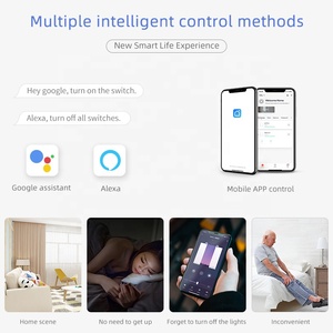Controlador de cortina inteligente Tuya, control por voz, app smart life, botón estándar UK, interruptor de <span class=keywords><strong>motor</strong></span> de cortina - Product Image 5