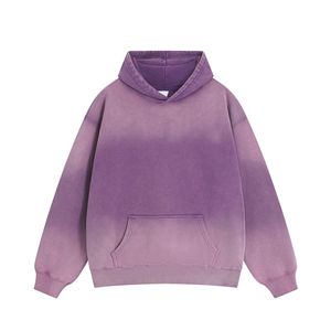 H5501 Wholesale Custom High Quality 400 Gsm Vintage Acid Wash Men's Hoodies & Sweatshirts Oversized Hoodies - Product Image 5