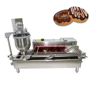 Linha De Produção De Donuts De Alta Produtividade Mini Donut Automático Fazendo Máquina Donut Fritadeira Elétrica Donut Machine Fabricante