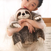 Poupée en peluche paresseuse mignonne lestée personnalisée Jouet de confort pour enfants réaliste avec rembourrage en coton PP