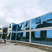 Casa Contenedor Prefabricada Moderna TOPPRE de 2 Pisos, Casa Contenedor Desmontable, Edificio de Oficinas Portátil