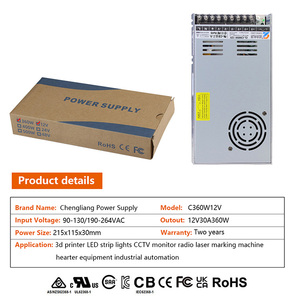 Mạch Nguồn SMPS 24V Volt DC 5 10 15 20 30 40 <span class=keywords><strong>Amp</strong></span> 350W Cho Máy In 3D Ender 3 - Product Image 2