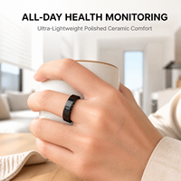 Bague intelligente NFC en acier inoxydable avec suivi du rythme cardiaque, du sommeil et de la forme physique, compatible Android, étanche IP68