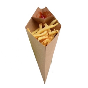 Trésor vert MON gobelet en papier jetable personnalisé pour frites gobelets en papier pour frites gobelet jetable en papier pour collation et charcuterie - Product Image 1