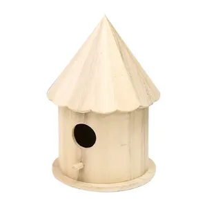 Nichoir en bois pour oiseaux, boîte pour azurés, style protection contre les prédateurs - Product Image 1